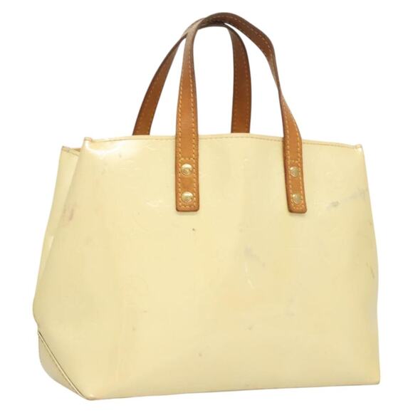 LOUIS VUITTON Monogram Vernis Reade PM Hand Bag Perle M91336 - Picture 1 of 16